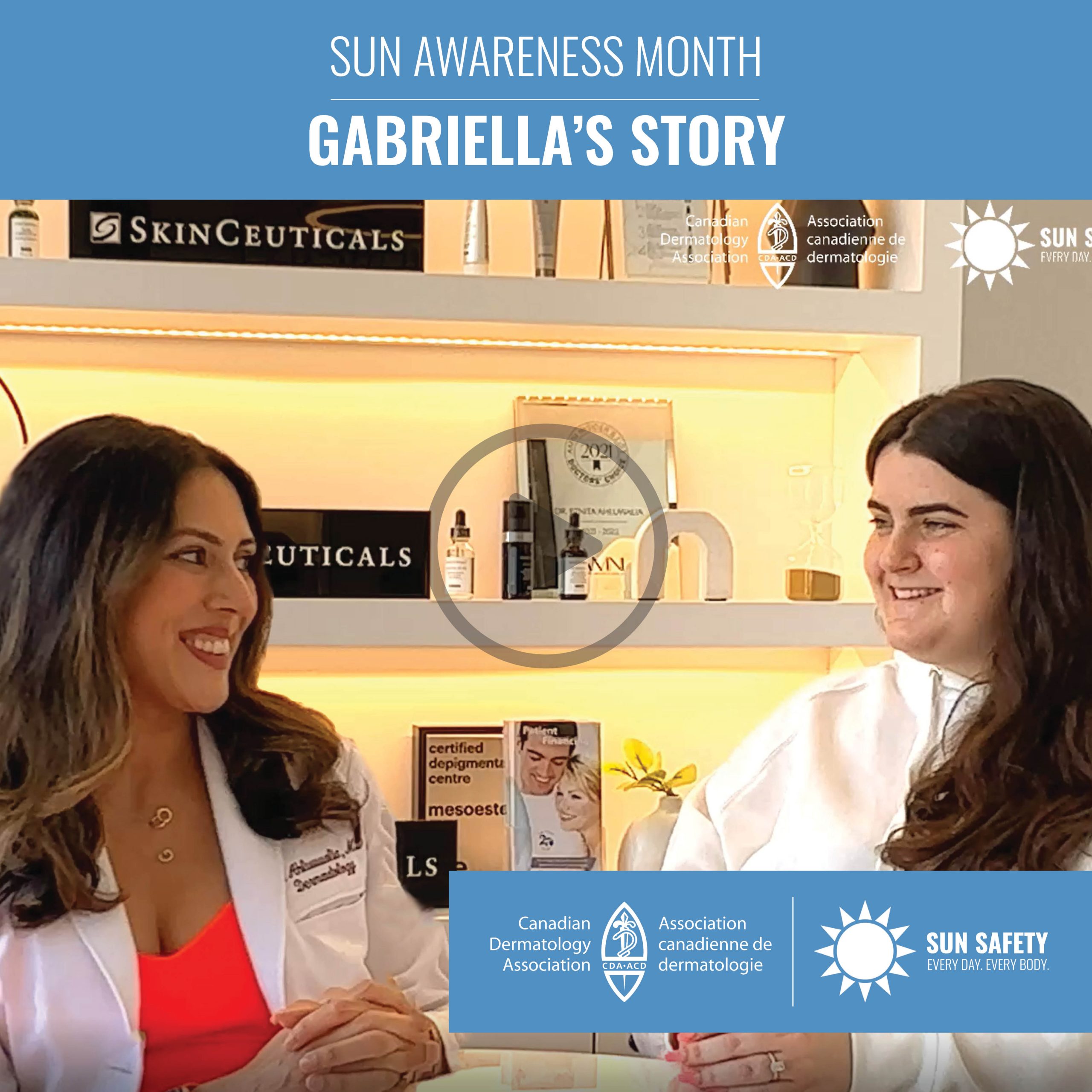 Dr Renita Ahluwalia talks to her patient about her skin cancer journey